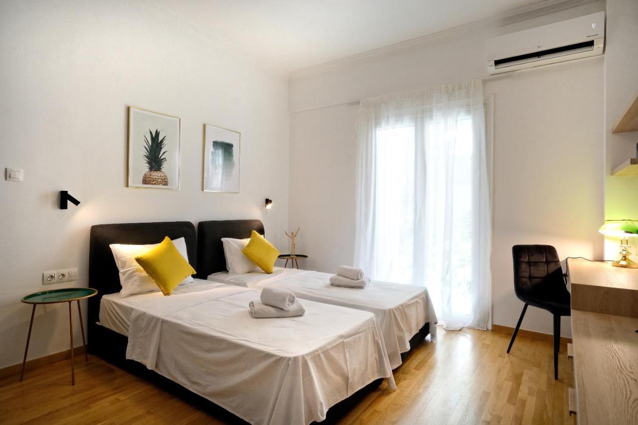 Elegant Big Apartment In Athens Center With Balcony מראה חיצוני תמונה