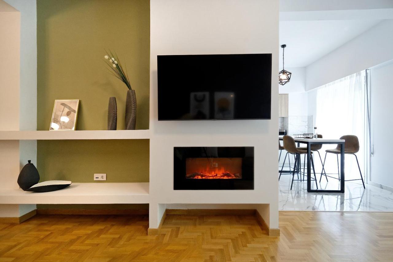 Elegant Big Apartment In Athens Center With Balcony מראה חיצוני תמונה