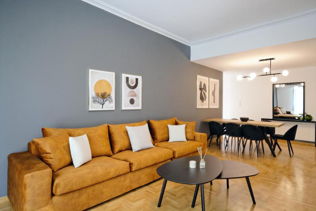 Elegant Big Apartment In Athens Center With Balcony מראה חיצוני תמונה